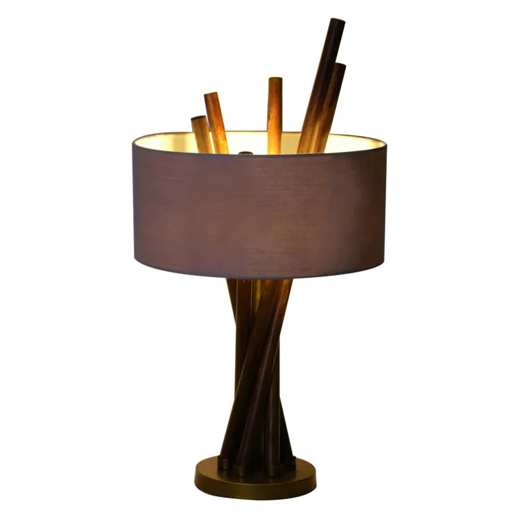 2019 Hot sale Metal and wood and acrylic table lamp/Modern Design Table light/Modern lighting indoor decorative