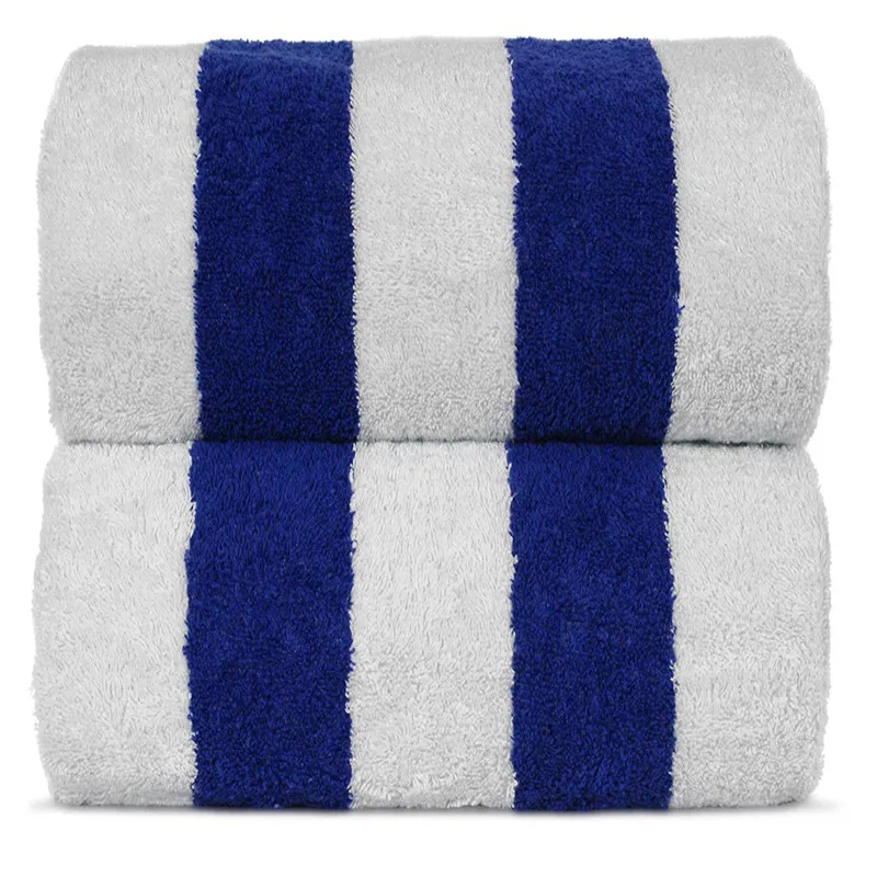 Cabana Stripe Eco-friendly Beach Towels Pool Towels Woven Highly ...