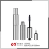 Free samples empty silver plastic Mascara tube and eyeliner tube Dual Cosmetic Packaging container