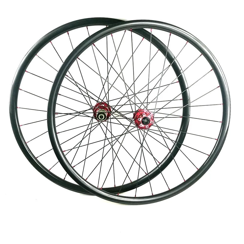 26er Cx Carbon Tubeless Mtb Wheelset Novatec 791 792 Hub Carbon Wheels