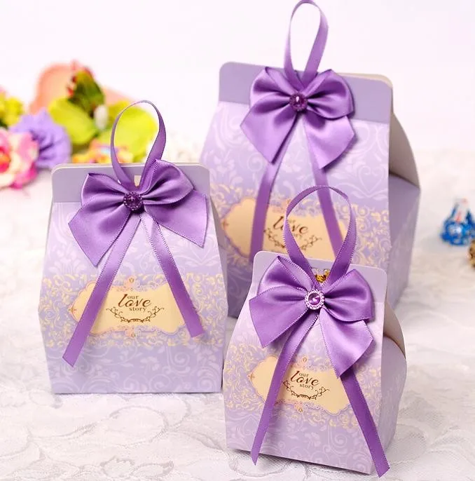 Decoration For Wedding Candy Box Sweet Box With Ribbon Buy Candy Box