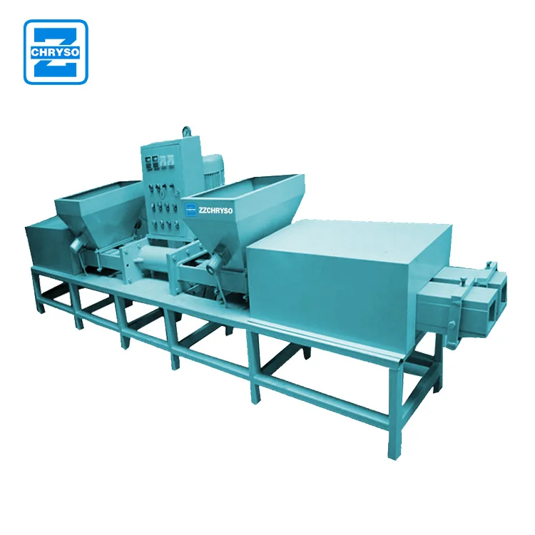 Automatic Compressed Sawdust Wood Block Making Machine Wood Pallet