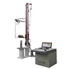 Bike helmet free fall guide impact testing machine