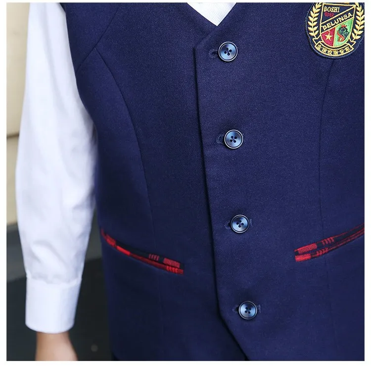 Kids Waistcoat Navy Blue Design School Uniform Sleeveless Vest Buy