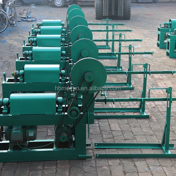 Factory direct sales steel rod rebar coil wire straightening and cutting machine