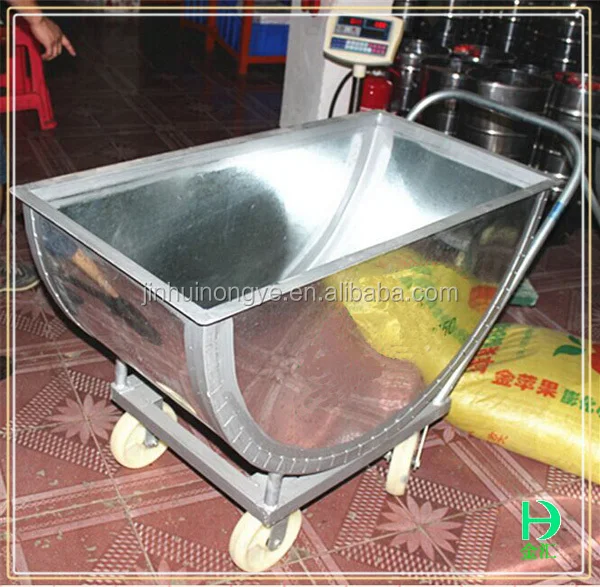 High strength 3 wheels wheelbarrow for chicken farm / handcart for poultry farm