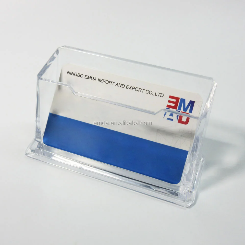 High Quality Transparent Acrylic Ps Business Desktop Name Table Card