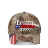 Customized 2020 US General Election Leaf Camo Baseball Caps