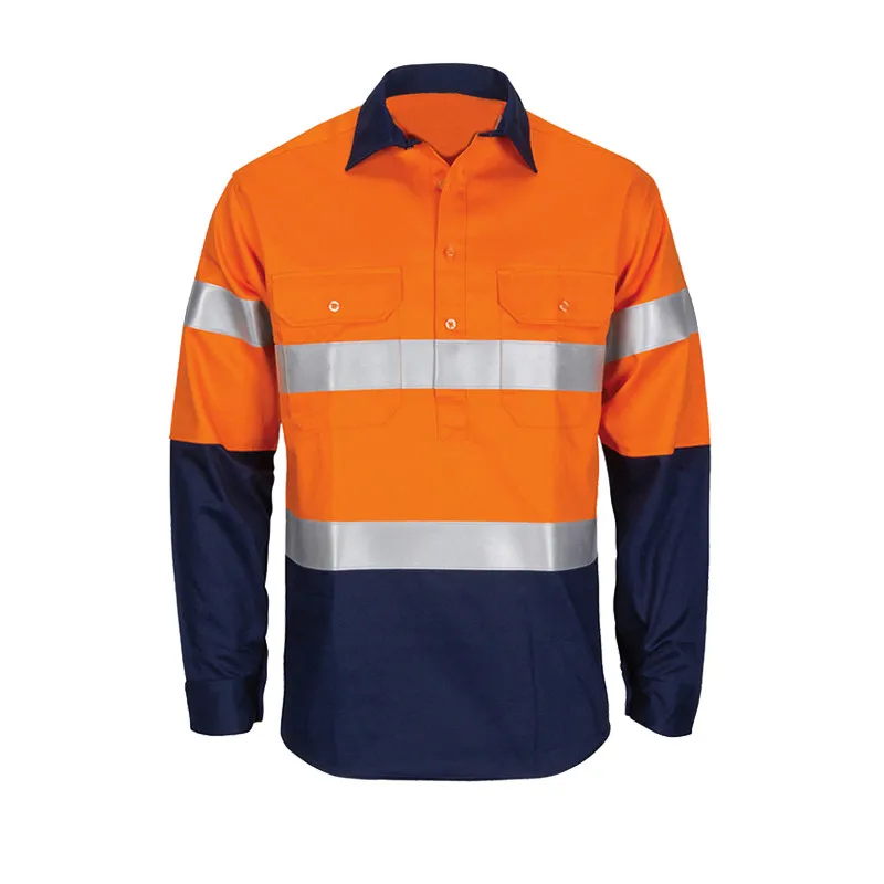 high visibility button up shirts