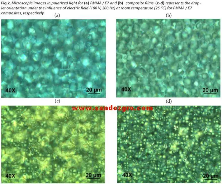 PDLC E7 liquid crystal