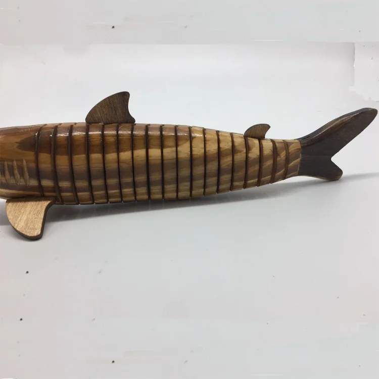 wooden shark toy