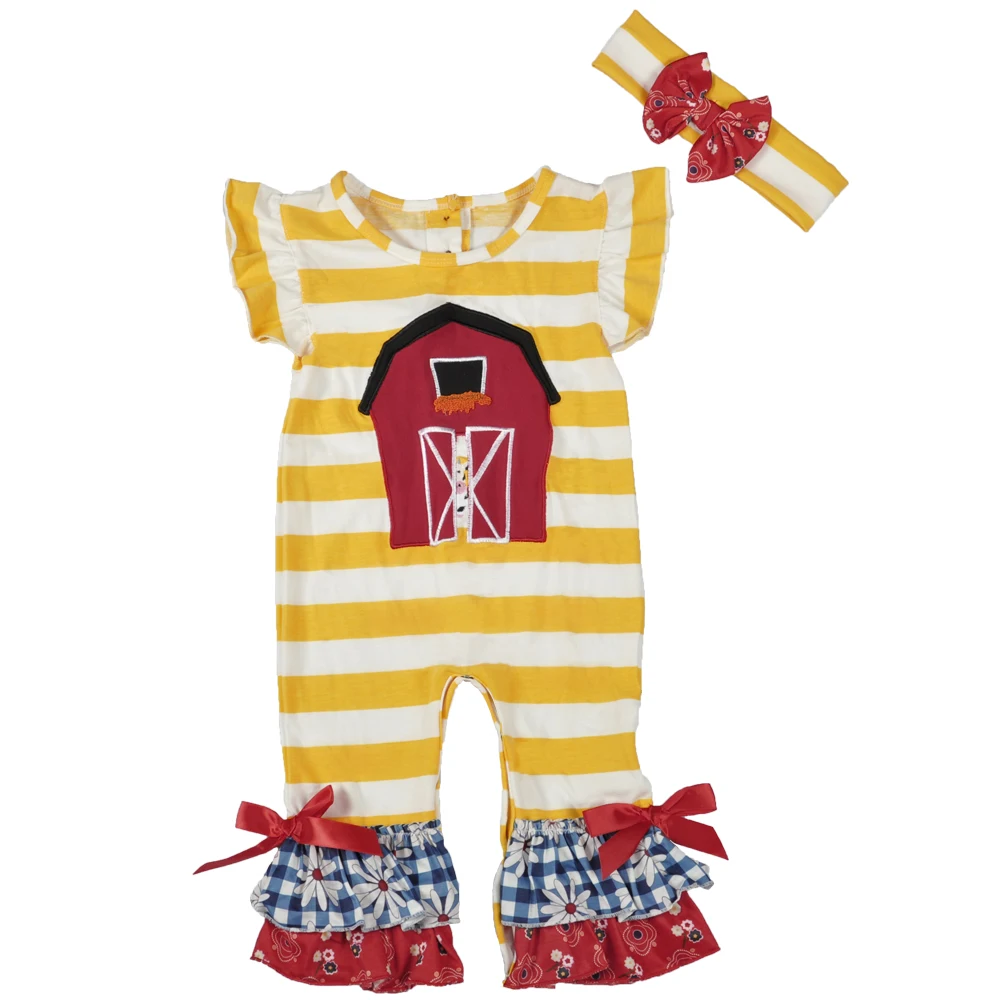 Wholesale Kids Children Clothing Boutique Outfits Little Girls Ruffle