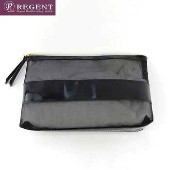 Promotional Black Mesh Travel Toiletry Bag Promotional Black Mesh Travel Toiletry Bag