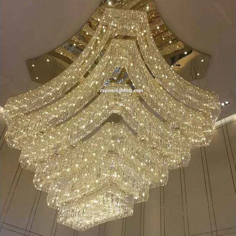 Modern banquet hall luxury large chandelier