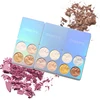 Wholesale price flexible moq makeup private label waterproof 4 color contour highlighter makeup