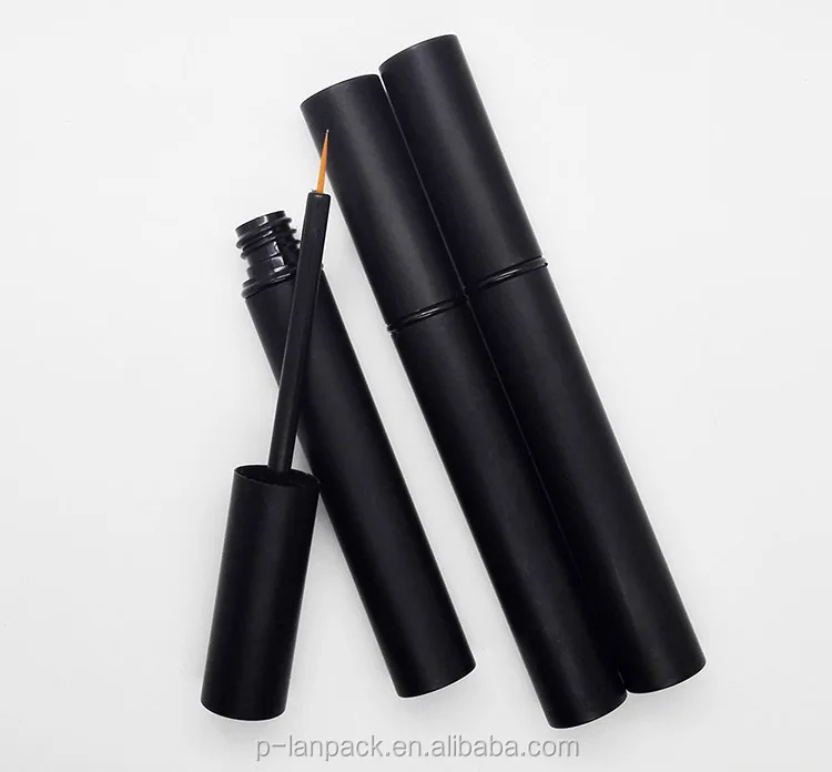 Stock Makeup Rose Gold Aluminum Eyelash Serum Bottle Eyeliner Container