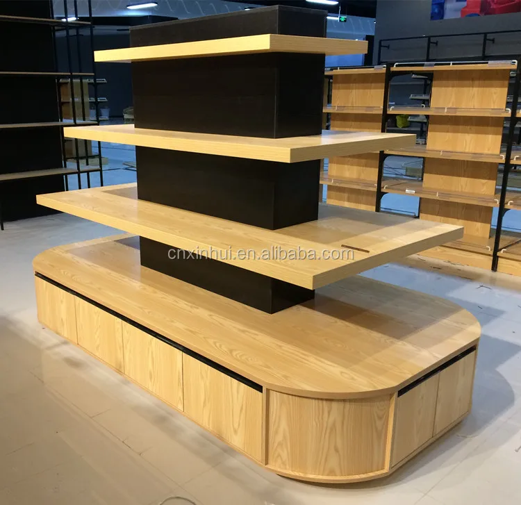2018 New Design Wooden&metal Gondola,Shelf,Rack Buy New
