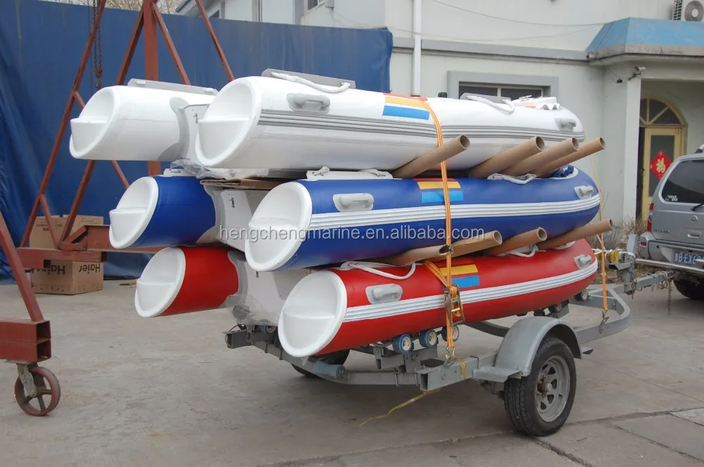 Imported France Orca Hypalon Tube Rigid Fiberglass Floor Rib Boat With