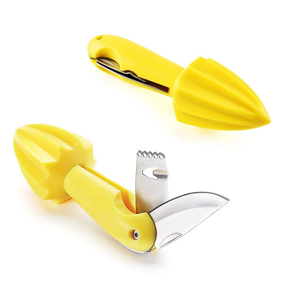 Multipurpose Lemon Reamer With Knife Manual Lemon Juicer Citrus Press