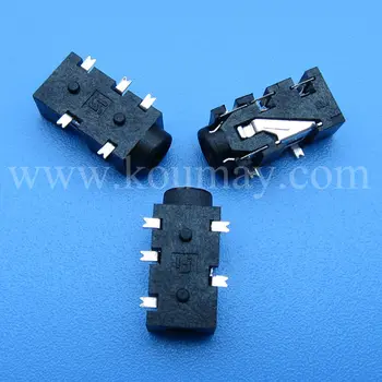 3.5mm 4 Pole Stereo Phone Jack With Switch Pj-327f - Buy 4 Pole Stereo