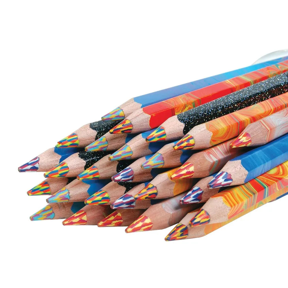 Bulk Wooden Color Pencil,Color Pencil Without Eraser - Buy Colored