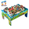 Wholesale cheap intelligent wooden train tracks table toy for children W04C069