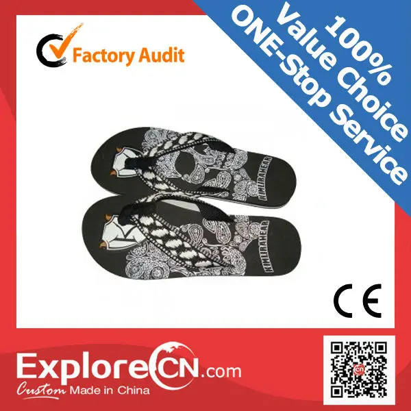 Customized Flip flop beach slipper for promotion