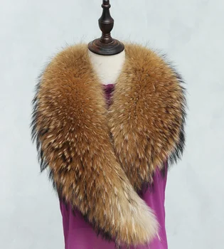 racoon fur collar