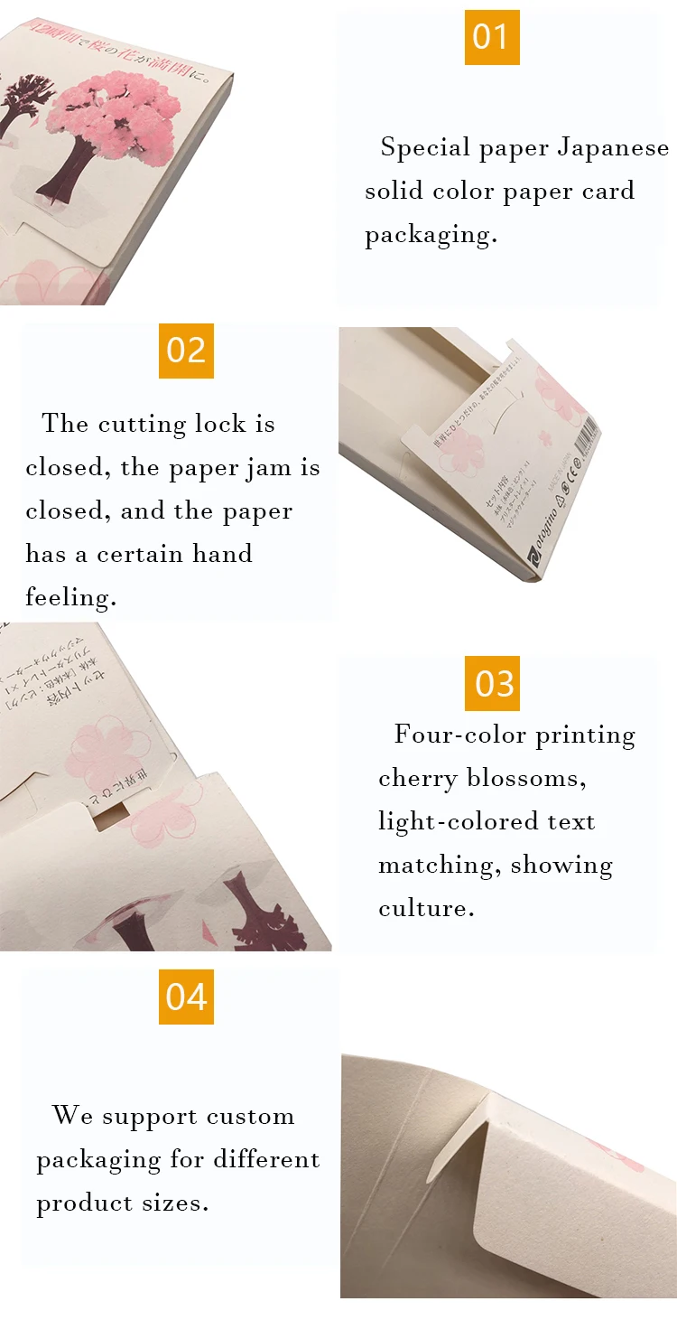 Functional Japanese Cherry Blossom Custom Printed Envelopes Mailer