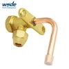 1/4 2 way 90air conditioner refrigeration service valve split valve/shut off valve/AC service valve