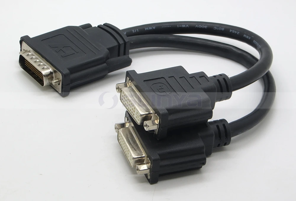 Dms-59 To Dual Dvi Video Cable 59pin Dms To 2*dvi Support Nvs440,Natirx ...