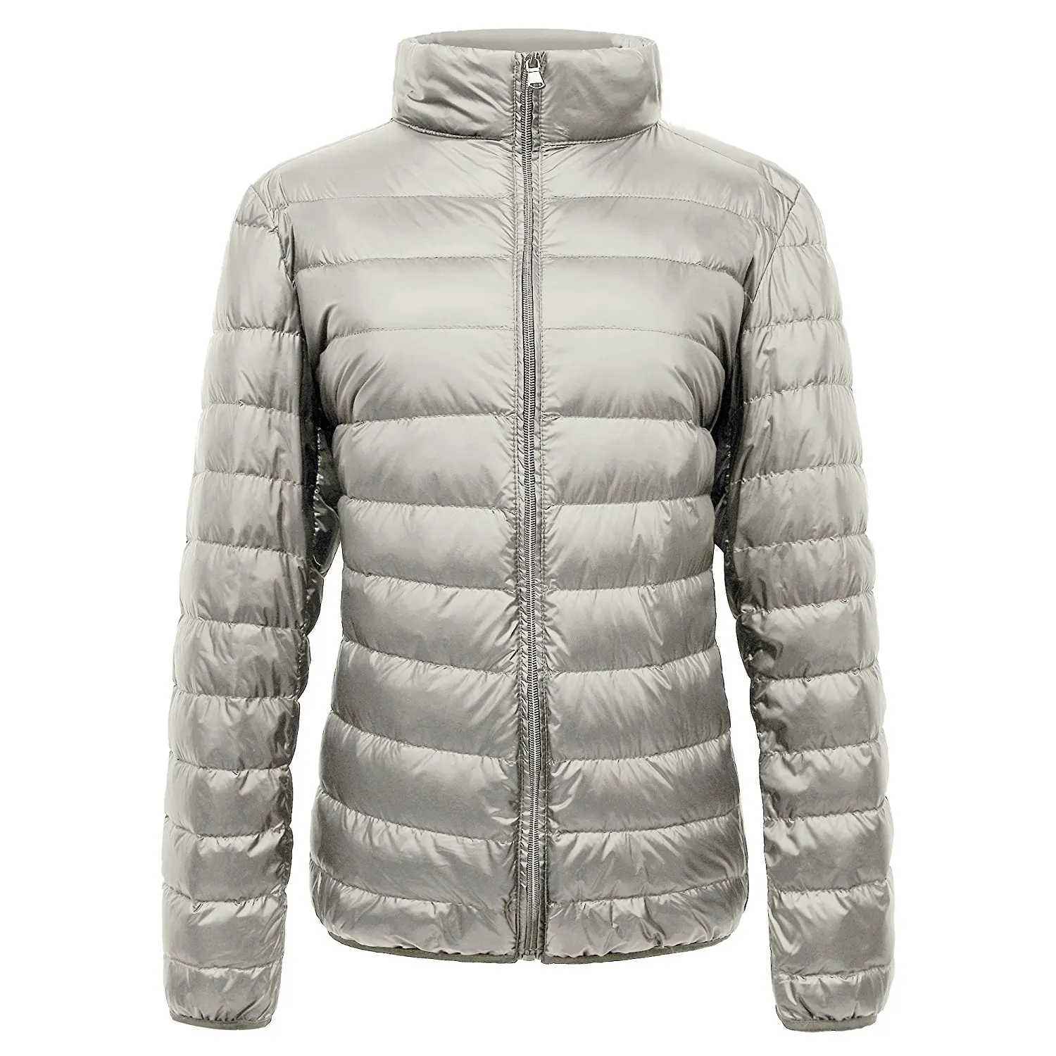 LANBAOSI Mens Ultra Light Weight Stand Collar Packable Short Down Jacket