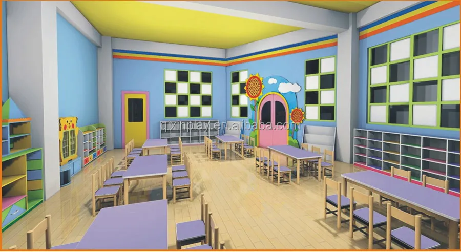 China guangzhou wholesale plastic folding kids table and chair set school chair and table QX-193D