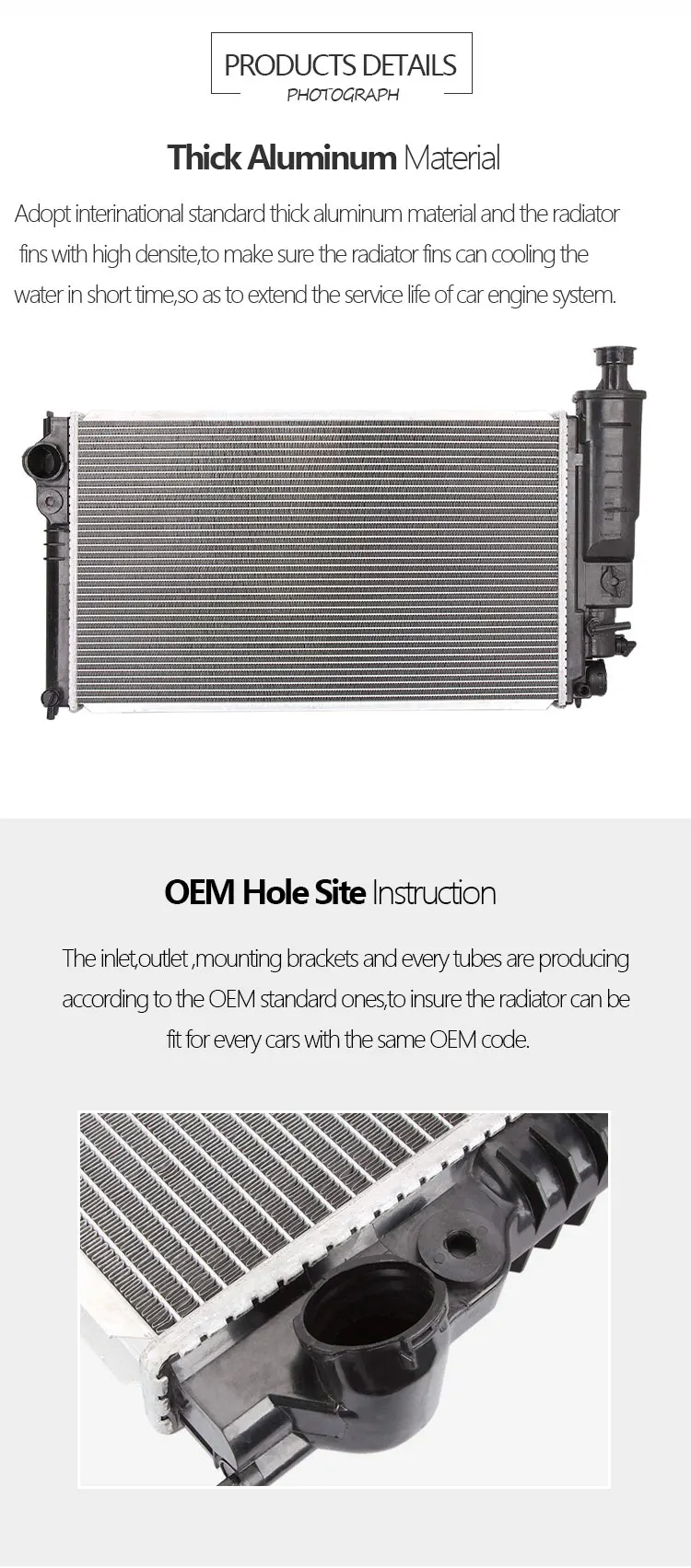 Slb The Best And Cheap Chrome Aluminum Radiators Auto Car Radiator