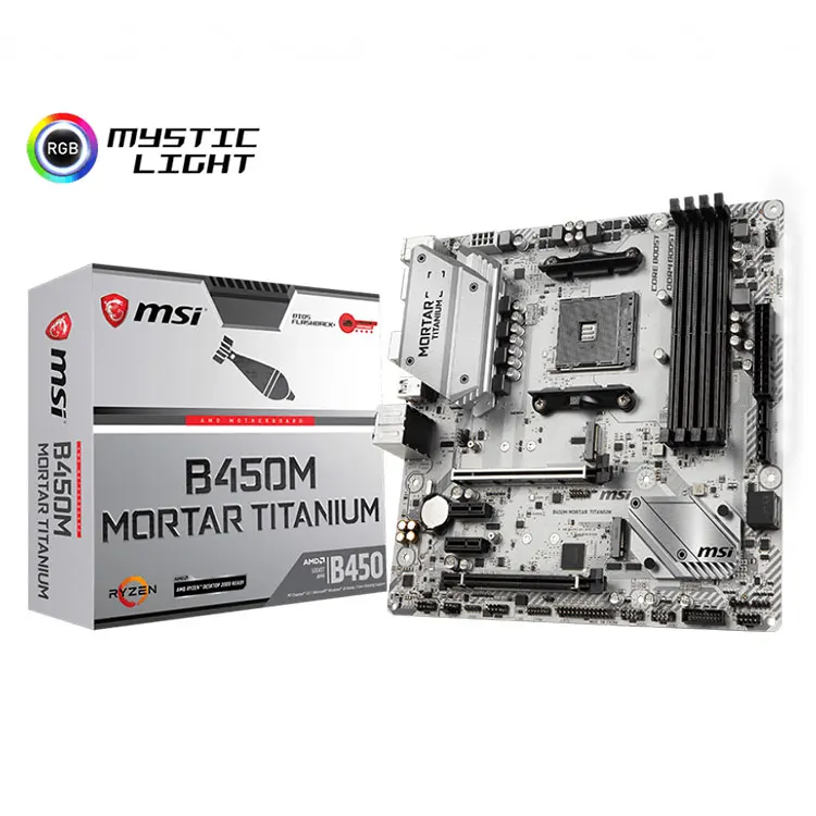 Msi b450m mortar titanium обзор