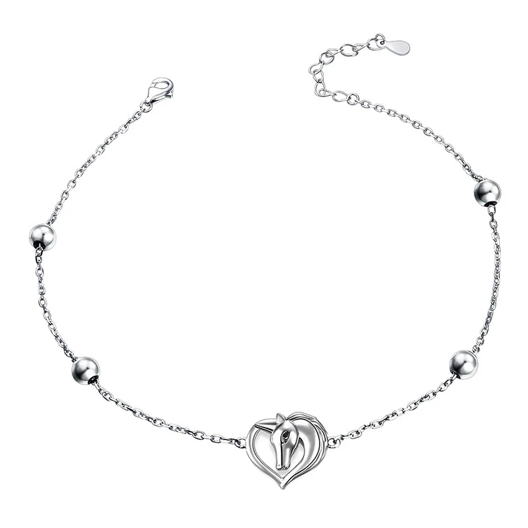 unicorn ankle bracelet