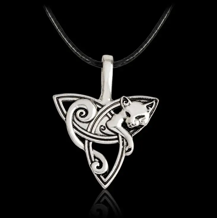 Inveroo Stylish Jewelry Viking Necklace Fox Wolf Various Shapes Teen Men Women Necklace Fashion Pendant Supernatural Amulet Knot 