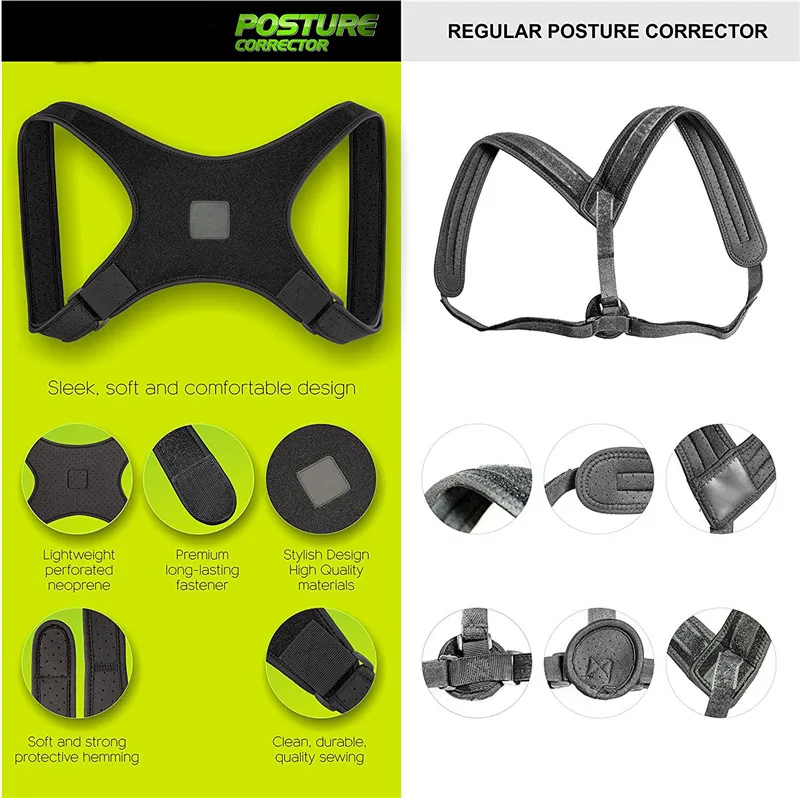 Posture Brace and Spine Corrector Device that Prevents Slouching and Provides Clavicle Support