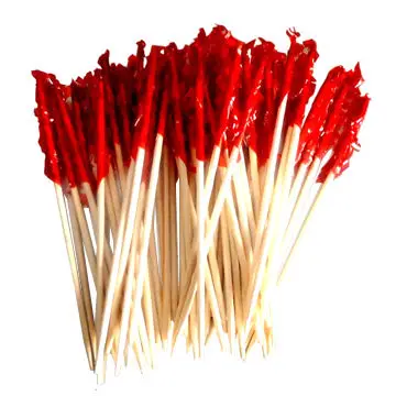 red toothpicks