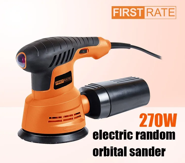 270w Random Orbit Sandpaper Hook And Loop Sanding Palm Sander For