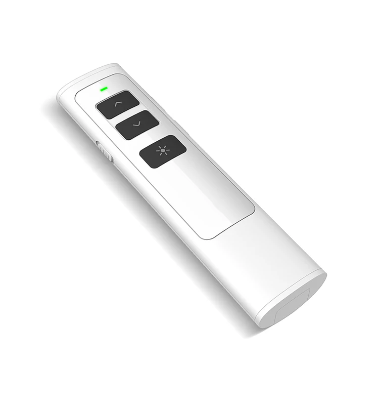 New 2.4G v pointer wireless presenter with 1mW laser pointer long range presentation remote