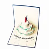 3D stereoscopic hand making Carve cake gift Cake small card Birthday card