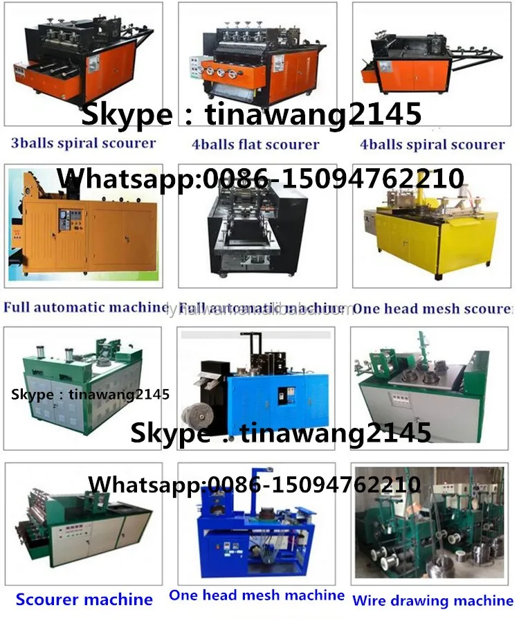 Kitchen Sponge Making Machine Stainless Steel Wire Scrubber Mesh