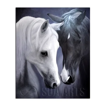Hand Painted Horse Canvas Oil Painting For Home Decor Hand Painted Horse Canvas Oil Painting For Home Decor