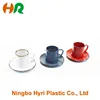 Porcelain enameled dinnerware sets tea cup and saucer sets for coffee ceramic mug
