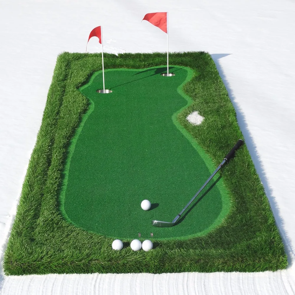 2017 Hot selling customized size Mini Golf Green golf putting green mat