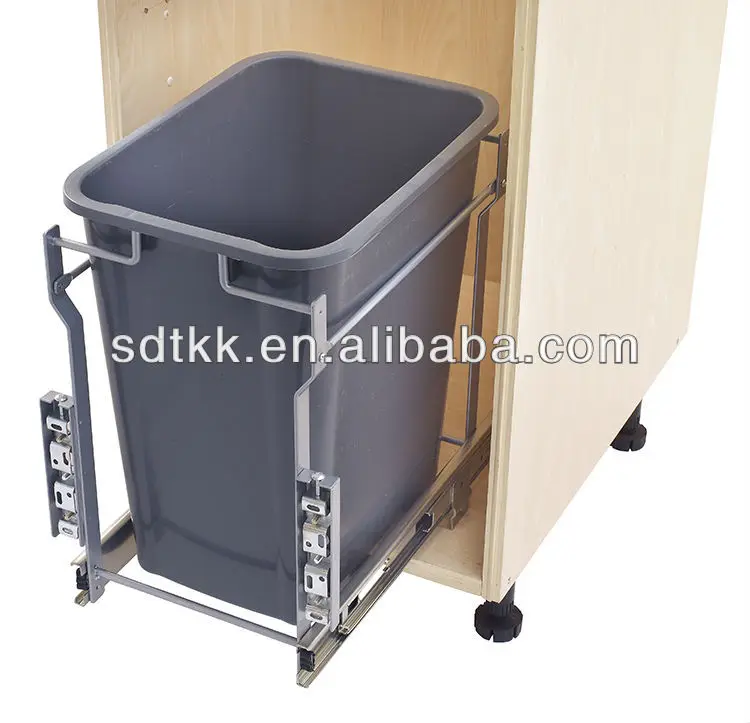 Tkk Kitchen Cabinet Pull Out Waste Bin Slide Out Cabinet Waste Bin
