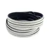2019 New Fashion Design Hot Sell Multilayer Plain Pu Leather Bracelet