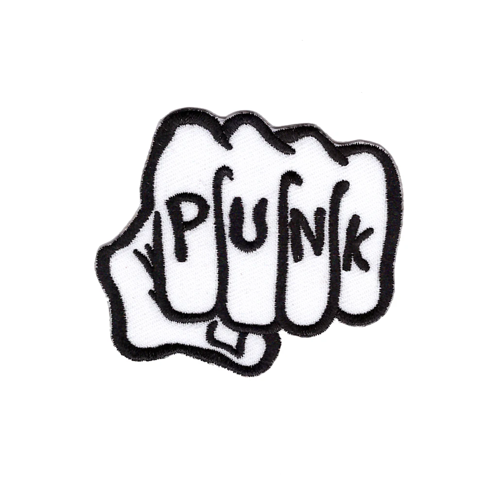 Bordir Logo Disesuaikan Desain Punk Rock Band Gratis Logo 