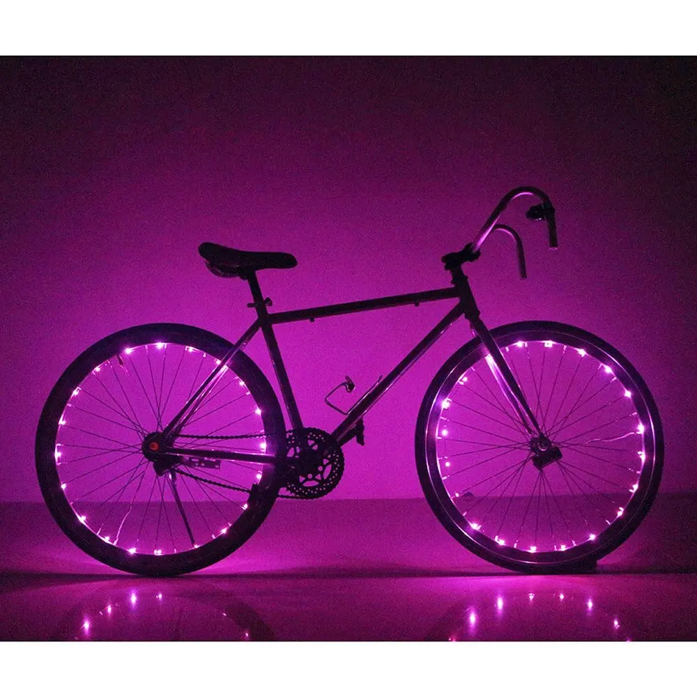 Sinohamm Usb Rechargeable Bike Spoke Lights String Cycling Wheel Lights
